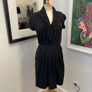 Theory Black Cotton Dress